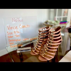 Beautiful Vince Camuto gladiator heel.